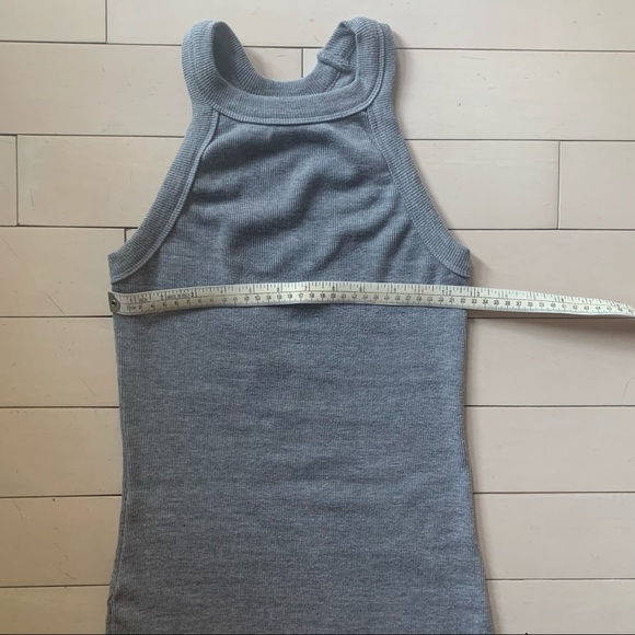 Race back halter ribbed mini dress - Picture 2 of 6